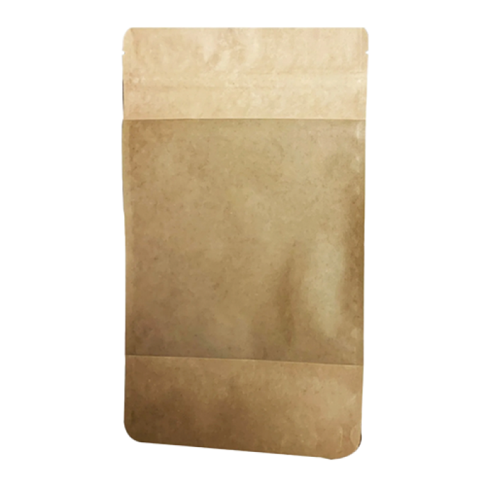 16*27 CM GENİŞ PENCERELİ KRAFT DOYPACK (362) KL 1000 ADET