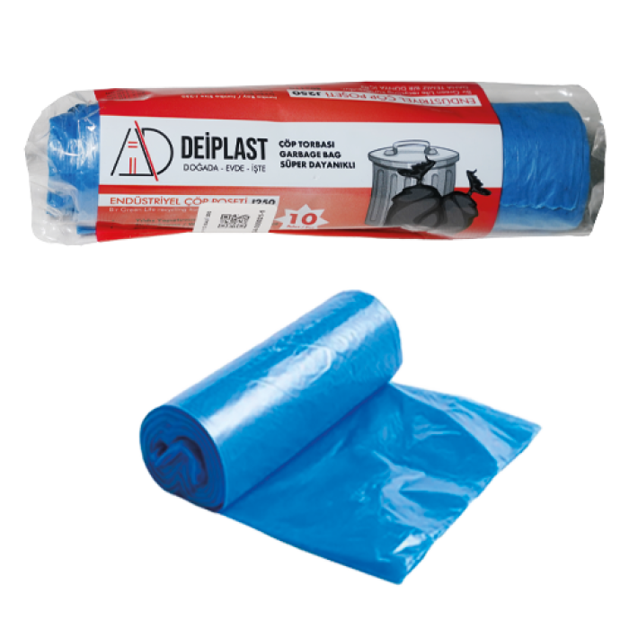 80*110 JUMBO ÇÖP TORBASI 200 GR MAVİ (DEİP) KL 50 RULO