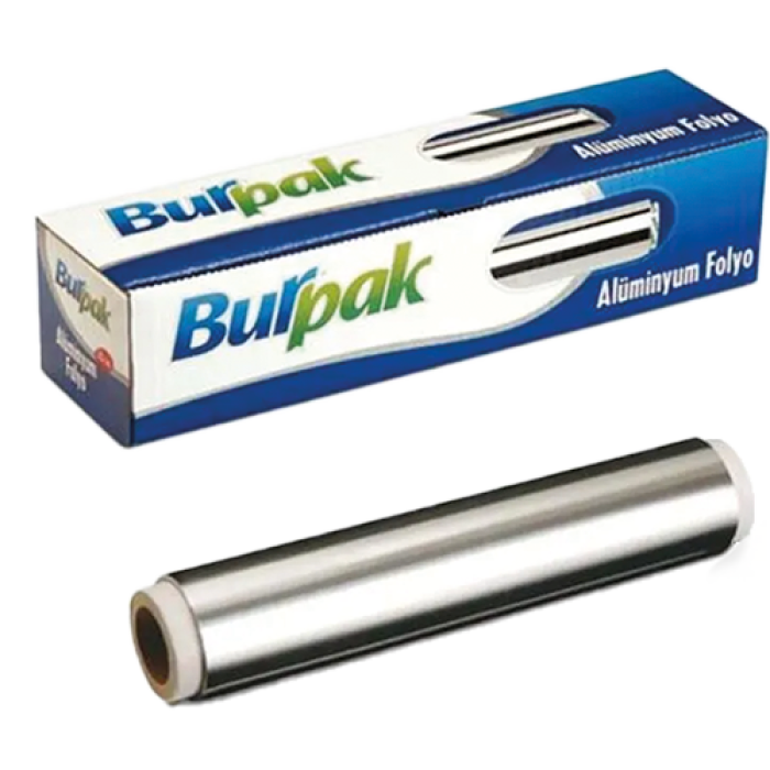 30 CM*100 MT BURPAK ALUMİNYUM FOLYO 12 MİC 0250 (12*1 AD) BRS KL 12 ADET