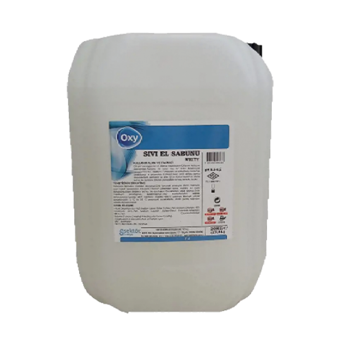 20 KG OXY SIVI EL YIKAMA MADDESİ BEYAZ/WHİTY (KT-015 20) ADET