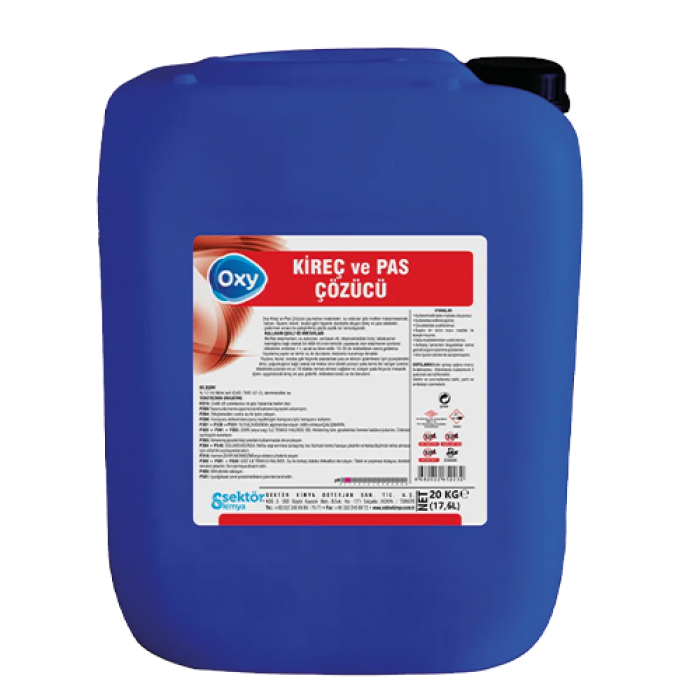 20 KG OXY KİREÇ PAS ÇÖZÜCÜ (GT-009 20) ADET