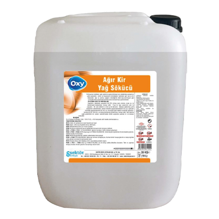 20 KG OXY AĞIR KİR YAĞ SÖKÜCÜ (MT-008 20) ADET