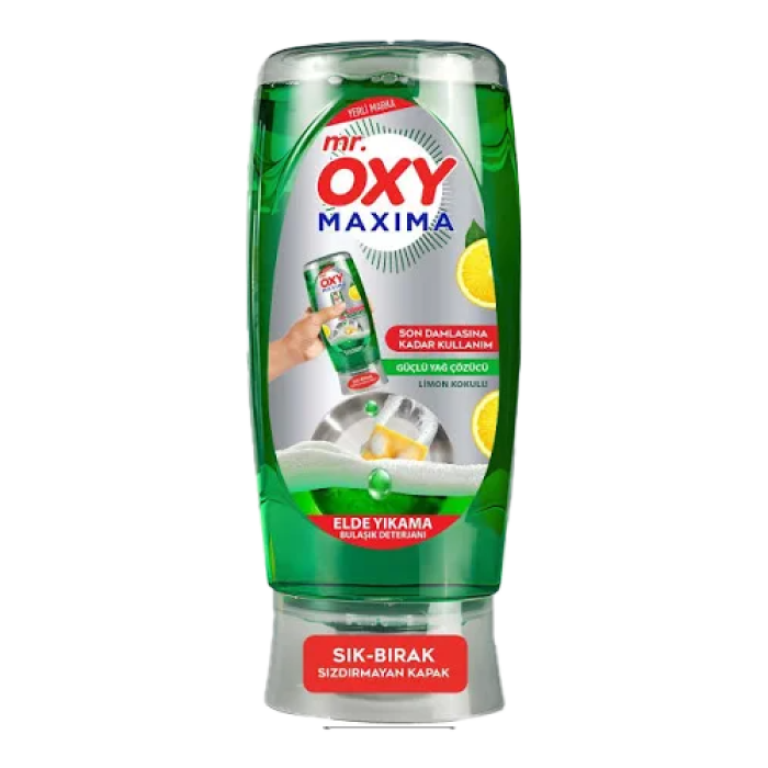 500 ML OXY MAXIMA BULAŞIK DETERJANI LİMON YEŞİLİ (MR-053 0.5) KL 18 ADET