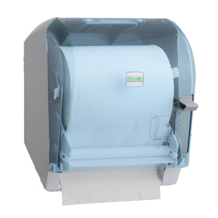 VİALLİ LEVERCUT RULO KAĞIT HAVLU DİSPENSERİ ŞEFFAF (K8T) KL 4 ADET