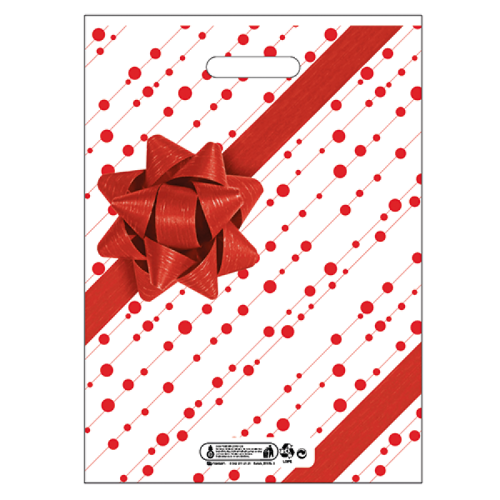 33*45 CM TAKVİYELİ POŞET OPAK DESENLİ NO:3 20*50 AD KL 1000 ADET