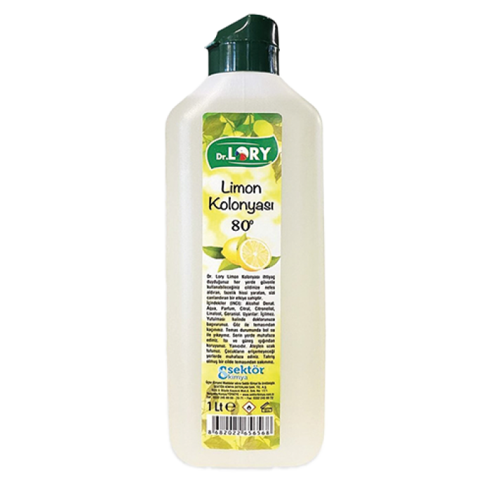 1 LT DR. LORY LİMON KOLONYASI (DR-020 1) KL 12 ADET