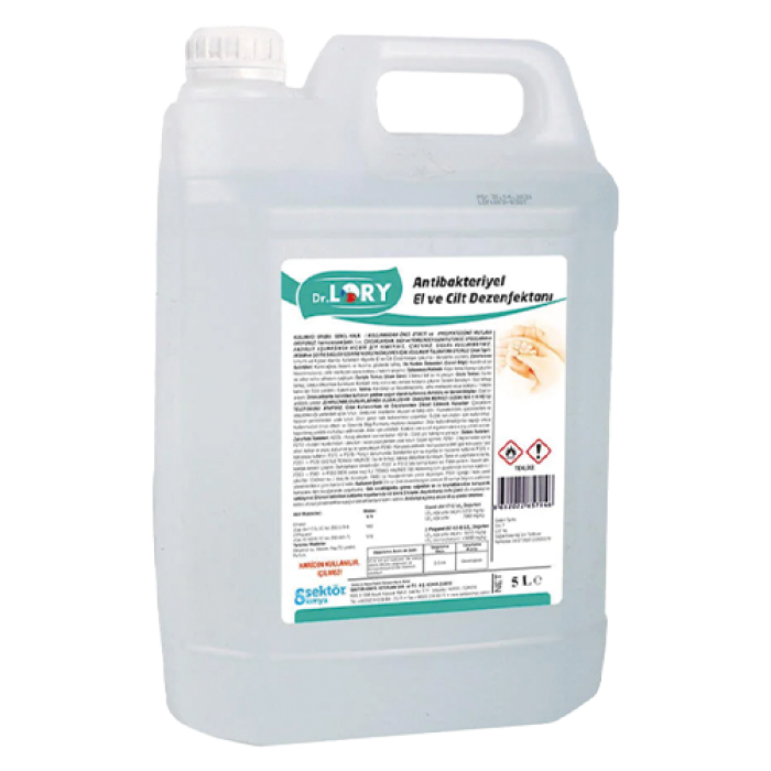 5 LT DR. LORY ANTIBAKTERİYEL EL VE CİLT DEZENFEKTANI (DR-021 5) KL 4 ADET