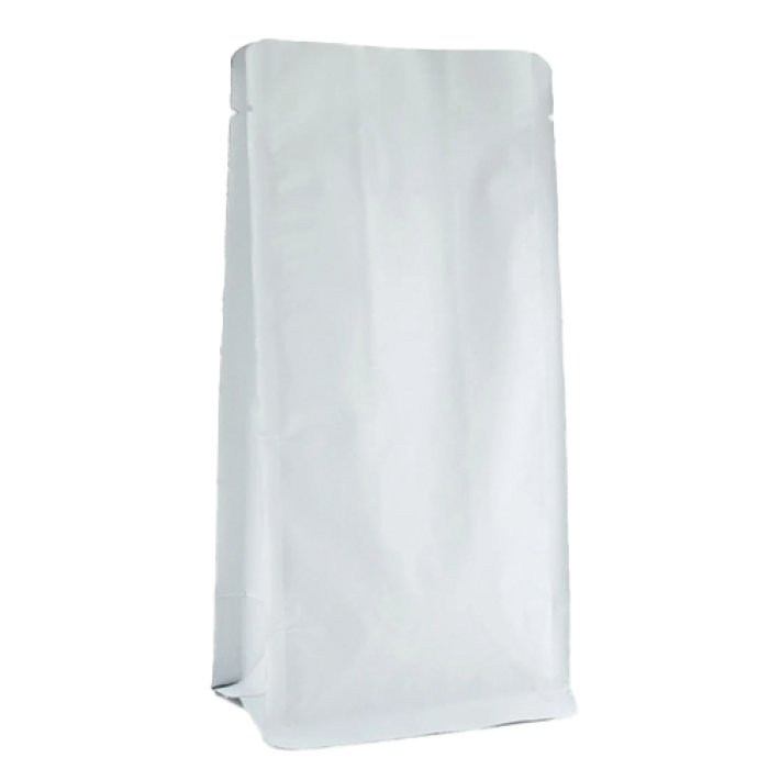 11*29 CM MAT BEYAZ KİLİTSİZ FLAT BOTTOM DOYPACK (474) KL 750 ADET