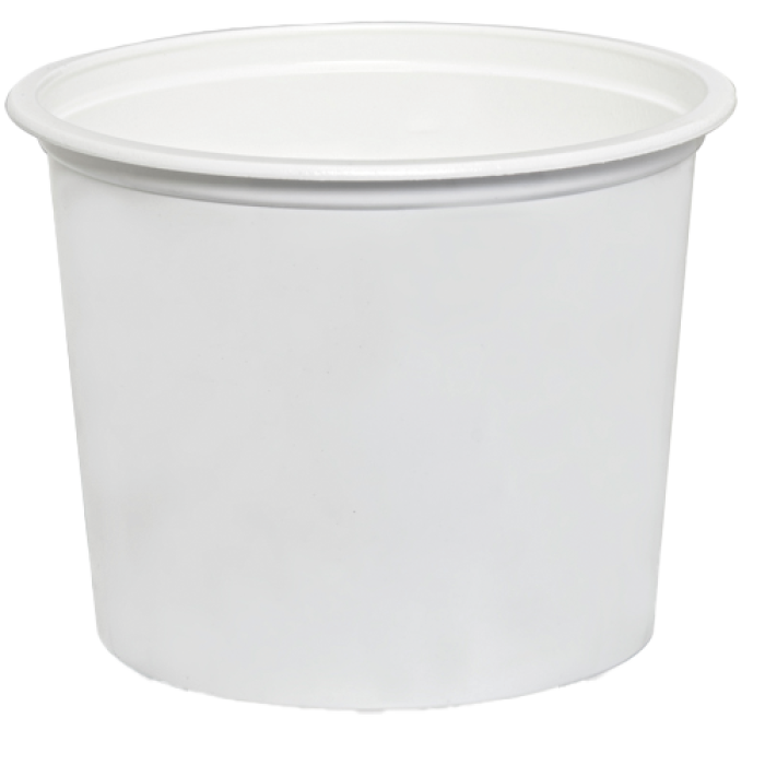 1600 ML YUVARLAK BEYAZ YOĞURT KABI ÇAP 160 (PACCOR) KL 414 ADET