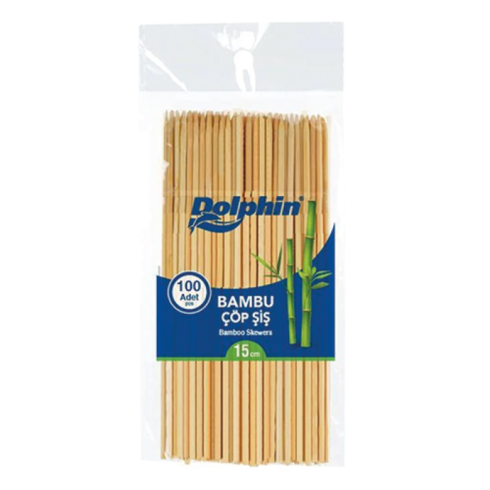 15 CM*2,5 MM DOLPHİN BAMBU ÇÖP ŞİŞ (0010BRS) KL 25000 ADET