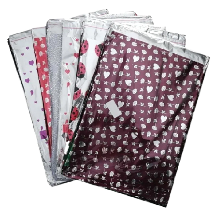 30*35 BANTLI BASKILI METALİZE POŞET (PK 50*100 AD)
