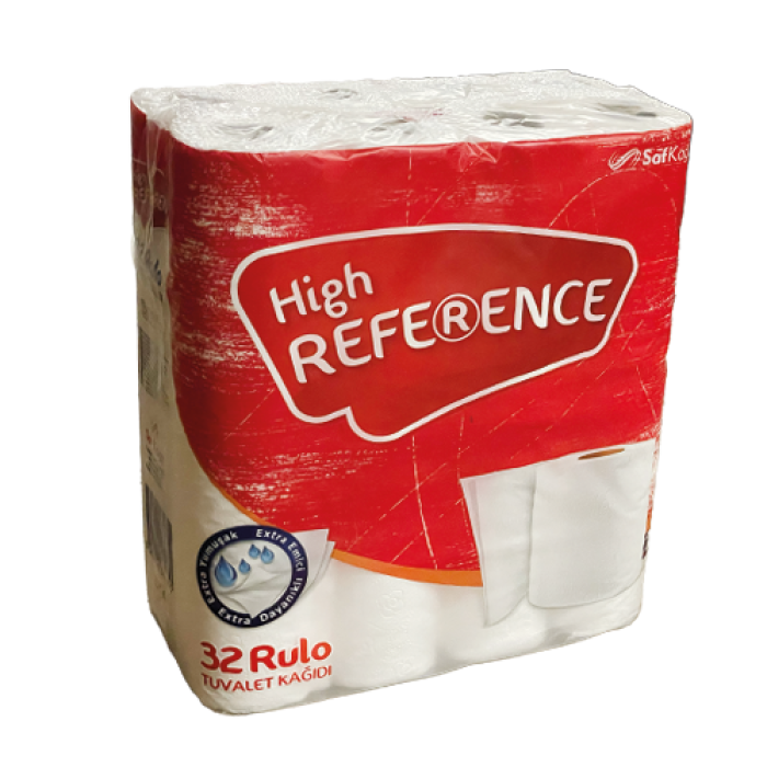 REFERENCE ÇİFT KATLI TUVALET KAĞIDI 130 YAPRAK 3*32 ADET