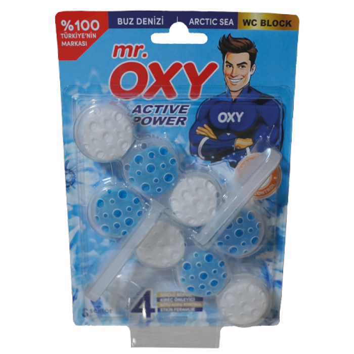 MR.OXY WC BLOK 2Lİ BUZ DENİZİ (GT-001 20) KL 12 ADET