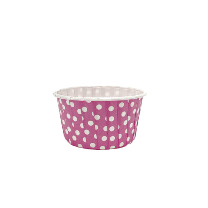 MUFFİN KEK KAPSÜLÜ PEMBE PUANTİYE XL 30*50 AD KL 1500 ADET