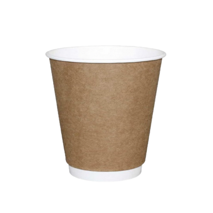 8 OZ KRAFT DOUBLE WALL KARTON BARDAK 40*25 AD OLŞM KL 1000 ADET