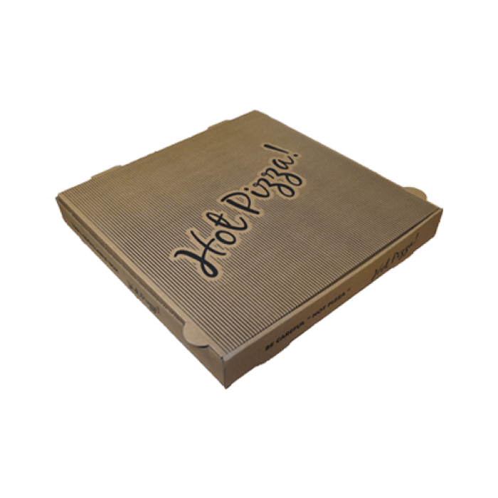 26*26 CM PİZZA KUTUSU OLUKLU (ARI) PK 100 ADET