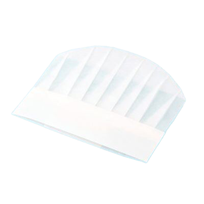 23 CM AŞÇI KEPİ BEYAZ (25*20 AD)(K023) KL 500 ADET