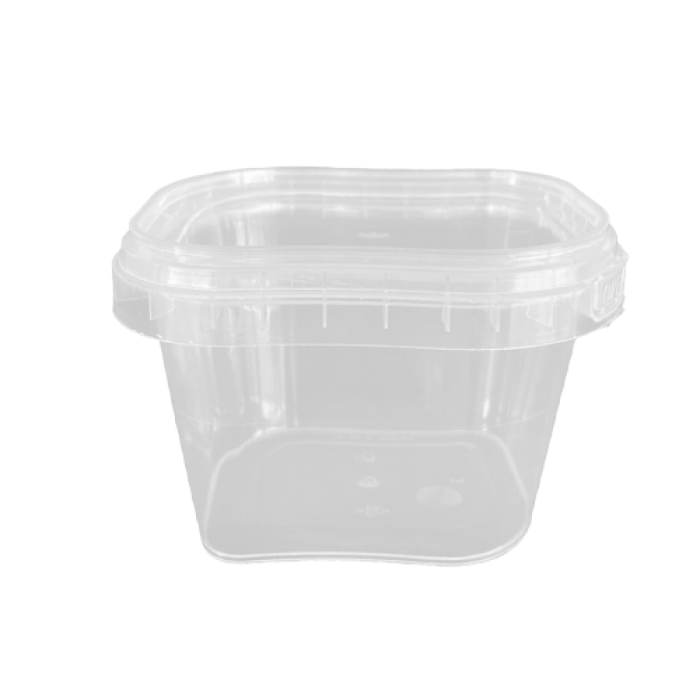 280 ML DAMLA ŞEFFAF KOVA+KAPAK(PK 92 AD)(KL 1472 AD)