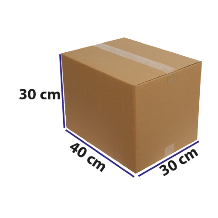 30*40*30 KRAFT KARTON DOPEL KOLİ BASKISIZ PK 15 ADET