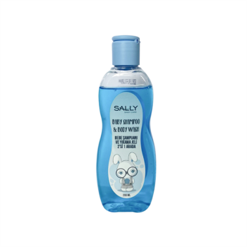 SALLY BABY SHAMPOO&BODY WASH 200Ml (MAVİ)