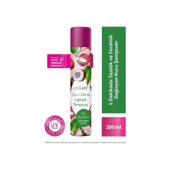 Urban Kuru Şampuan 200Ml. Sparkling Lychee Breeze