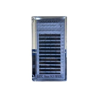 Nagaraku İpek Kirpik 0.07C 8Mm SGS MSDS LJ019