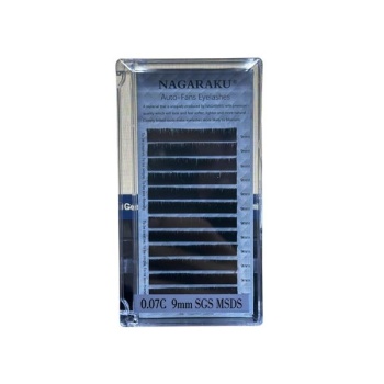 Nagaraku İpek Kirpik 0.07C 9Mm SGS MSDS LJ019