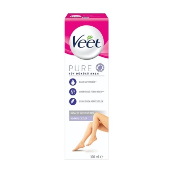 Veet Pure Normal Ciltler Tüy Dökücü Krem 100 Ml.