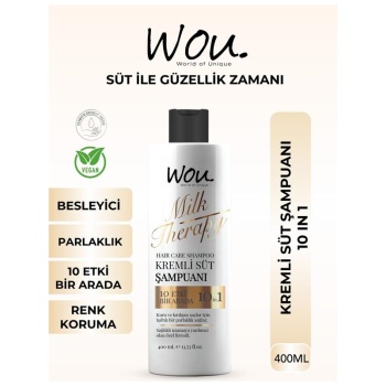 Wou Şampuan 400Ml. Milk Therapy