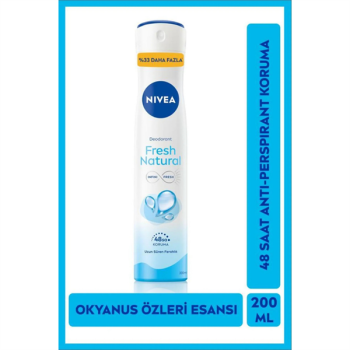 Nivea Deodorant 200Ml. Fresh Natural 81619