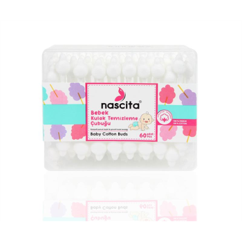 Nascita Bebek Kulak Temizleme Çubuğu 60Lı