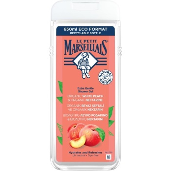 Marseiliais Duş Jeli 650Ml. Beyaz Şeftali&Nektarin