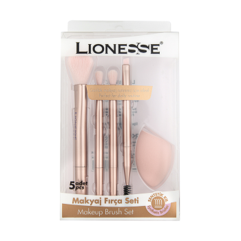 LİONESSE GÜNLÜK MAKYAJ FIRÇA SETİ 1080