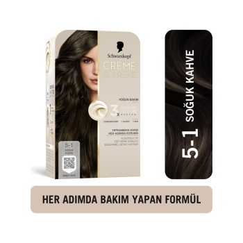 Schwarzkopf Creme Supreme Kit Boya 5-1 Soğuk Kahve