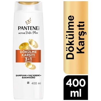 Pantene Şampuan 400Ml. 2İn1 Dökülme Karşıtı