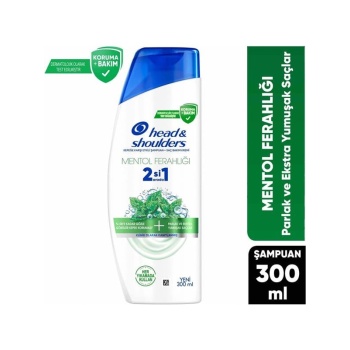 Head&Shoulders Şampuan 300Ml. 2İn1 Mentol Ferahlık