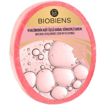Biobiens Süngerli Sabun 130Gr. Hyalüronik Asit