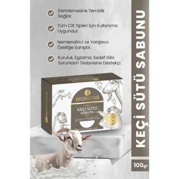 Biobiens Sabun 100Gr. Keçi Sütü