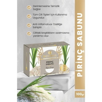 Biobiens Sabun 100Gr. Pirinç