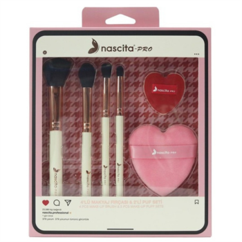 Nascita 4Lü Makyaj Fırçası & 2Li Puf Seti 163