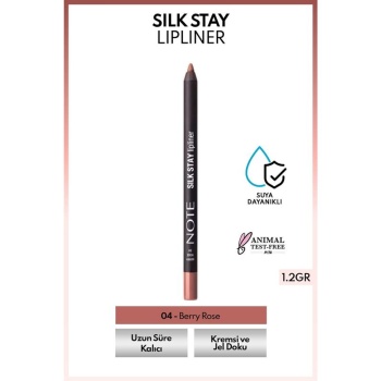 Note Silk Stay Lipliner 1,2Gr. 04 Berry Rose
