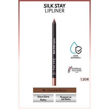 Note Silk Stay Lipliner 1,2Gr. 10 Chocolate Brown