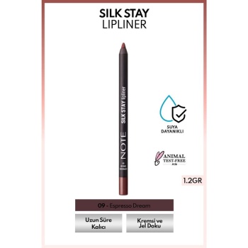 Note Silk Stay Lipliner 1,2Gr. 09 Espresso Dream