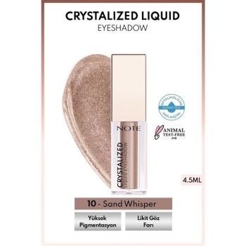 Note Crystalized Eyeshadow 4,5Ml. 10 Sand Whisper