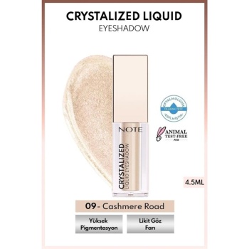 Note Crystalized Eyeshadow 4,5Ml. 09 Cashmere Road