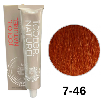 Icolor Natural Tüp Boya 100Ml. 7-46 K.B. Kırmızı