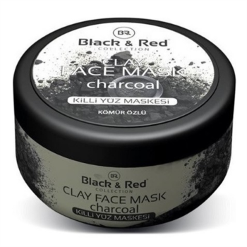 Black&Red Clay Face Mask 400Gr. Charcoal