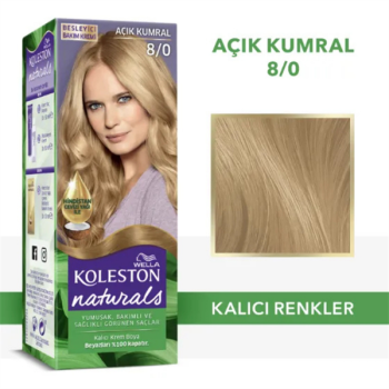 Koleston Naturals Set 8-0 Açık Kumral