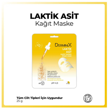 Derminix Kağıt Maske 25Gr Laktik Asit