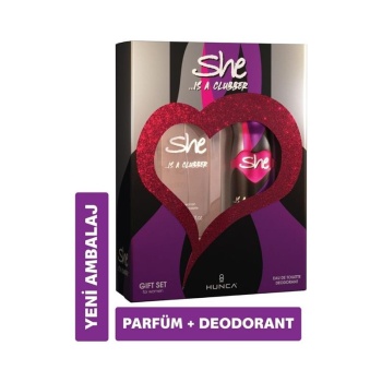 She Edt+Deo Clubber Kofre